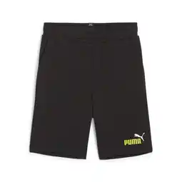 Decathlon Essentials+ tweekleurige short voor jongeren PUMA Black Lime Sheen aanbieding
