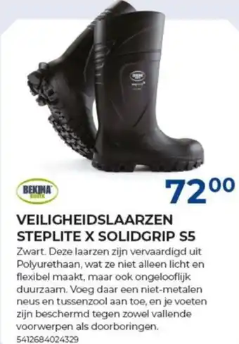 Meno Bekina veiligheidslaarzen steplite x solidgrip s5 aanbieding
