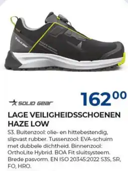 Meno Solid gear lage veiligheidsschoenen haze low aanbieding