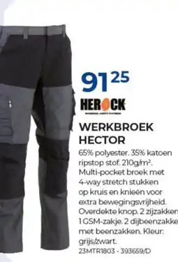 Meno Herock werkbroek hector aanbieding