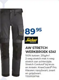 Meno Snickers AW strecht werkbroek 6341 aanbieding
