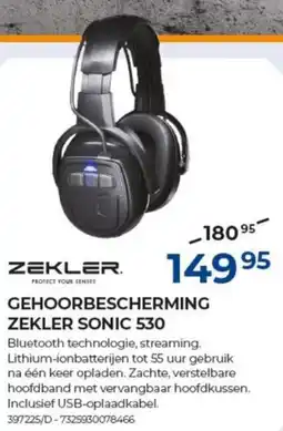 Meno Zekler gehoorbescherming zekler sonic 530 aanbieding