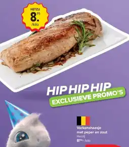 Carrefour Market Varkenshaasje met peper en zout aanbieding