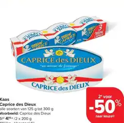 Carrefour Market Caprice des Dieux Kaas aanbieding
