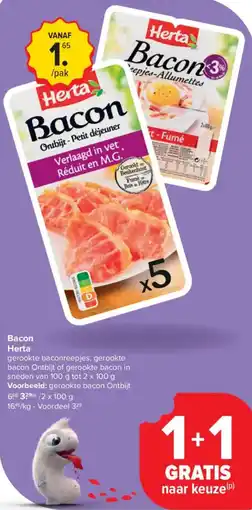 Carrefour Market Herta bacon aanbieding