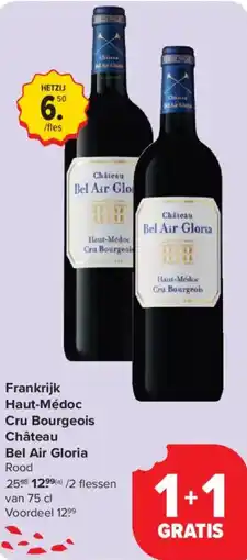 Carrefour Market Haut-Médoc Cru Bourgeois Château Bel Air Gloria aanbieding
