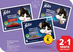 Carrefour Market Felix Natvoer in pouches voor katten aanbieding