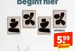 Wibra Schilderij aanbieding