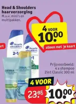 Kruidvat Head & Shoulders haarverzorging aanbieding