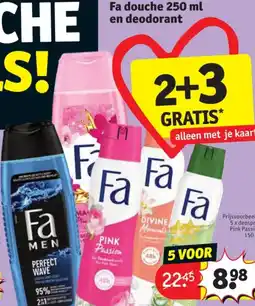 Kruidvat Fa douche en deodorant aanbieding
