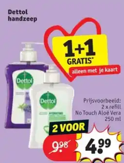 Kruidvat Dettol handzeep aanbieding