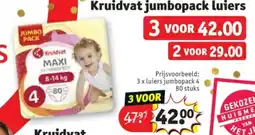 Kruidvat Kruidvat jumbopack luiers aanbieding