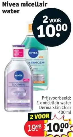 Kruidvat Nivea micellair water aanbieding