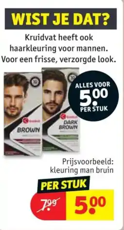 Kruidvat Kleuring man bruin aanbieding