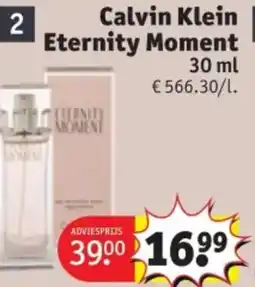 Kruidvat Calvin Klein Eternity Moment aanbieding