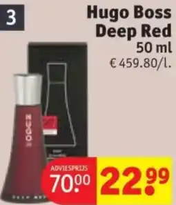 Kruidvat Hugo boss deep red aanbieding