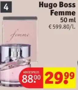 Kruidvat Hugo Boss Femme aanbieding