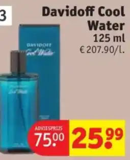 Kruidvat Davidoff Cool Water aanbieding