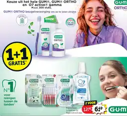 Kruidvat GUM, GUM ORTHO en 07 active gamma aanbieding