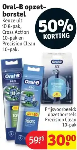Kruidvat Oral-B opzetborstels aanbieding
