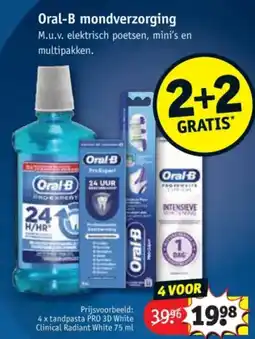 Kruidvat Oral-B mondverzorging aanbieding