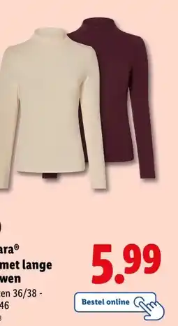 Lidl esmaraⓇ Trui met lange mouwen aanbieding