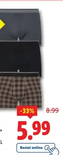 Lidl esmaraⓇ Boxershorts, 3 stuks aanbieding