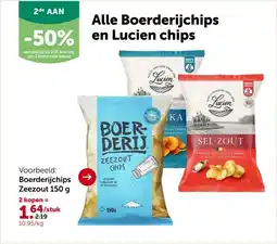AVEVE Boerderijchips Zeezout 150 g aanbieding