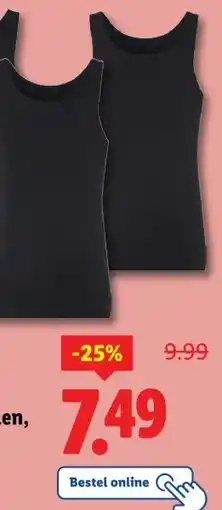 Lidl LIVERGYⓇ Onderhemden, 3 stuks aanbieding