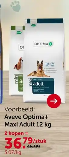 AVEVE Aveve Optima+ Maxi Adult 12 kg aanbieding