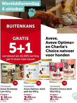 AVEVE Charlie's Choice Adult Wild 415 g aanbieding