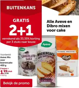 AVEVE Aveve Mix voor boerencake400 g aanbieding