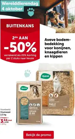 AVEVE Houtvezel 2,5 kg aanbieding