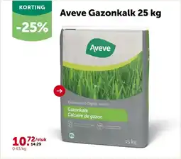 AVEVE Aveve Gazonkalk 25 kg aanbieding
