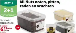 AVEVE Rozijnen 1 kg aanbieding