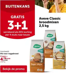 AVEVE Mix voor roggebrood aanbieding