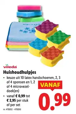 Lidl vileda Huishoudhulpjes aanbieding