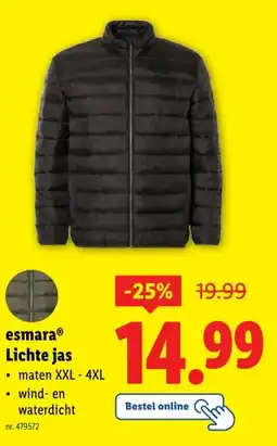 Lidl esmaraⓇ Lichte jas aanbieding