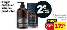 Kruidvat King C baard en Scheerproducten aanbieding