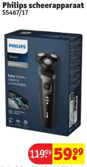 Kruidvat Philips scheerapparaat S5467/17 aanbieding