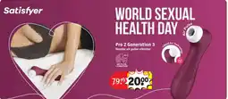 Kruidvat Satisfyer Pro 2 Generation 3 Double air pulse vibrator aanbieding