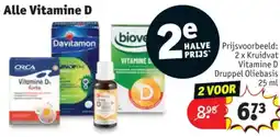 Kruidvat Alle Vitamine D aanbieding
