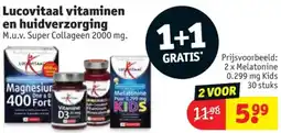 Kruidvat Lucovitaal vitaminen en huidverzorging aanbieding