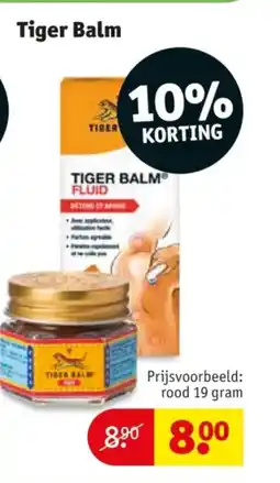 Kruidvat Tiger Balm aanbieding