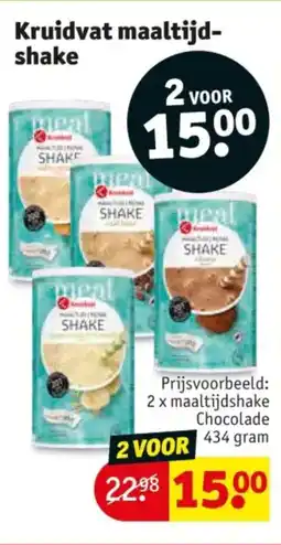 Kruidvat Kruidvat maaltijd- shake aanbieding