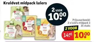 Kruidvat Kruidvat midpack luiers aanbieding