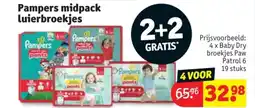 Kruidvat Pampers midpack luierbroekjes aanbieding