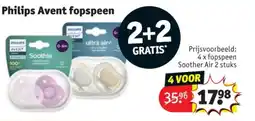 Kruidvat Philips Avent fopspeen aanbieding
