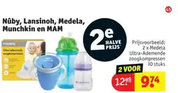 Kruidvat Nuby lansinoh medela munchkin en mam aanbieding