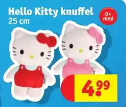 Kruidvat Hello Kitty knuffel aanbieding